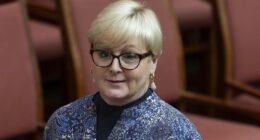 Senator Linda Reynolds in the Senate at Parliament House
