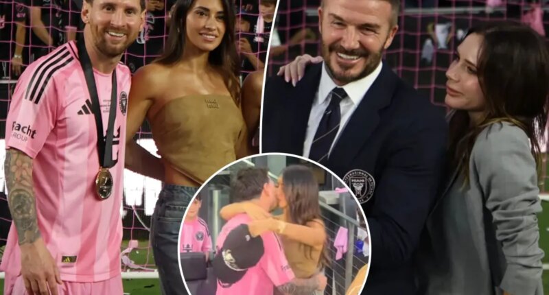 Lionel Messi, David Beckham celebrate Inter Miami's MLS Cup win with wives