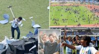 Lionel Messi’s brief appearance at India soccer game sparks chaos as fans destroy stadium