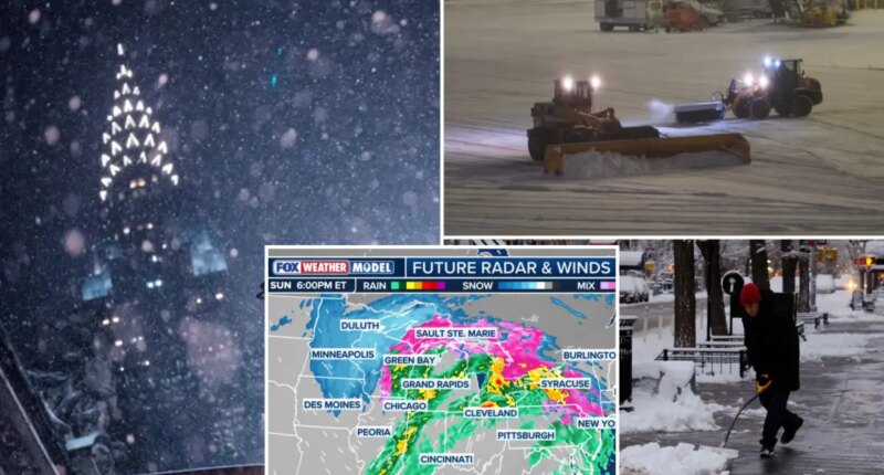 Major storm system threatens Midwest with high winds, snow and rain before sweeping into Northeast