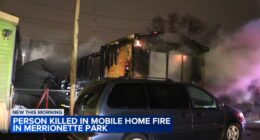 Man dies in Merrionette Park Oak Lane mobile home fire on Homan Avenue, neighbors and officials say