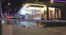 The 49-year-old man was treated at the scene.