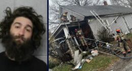 Man watched the house fire he set with 4 people inside: Cops