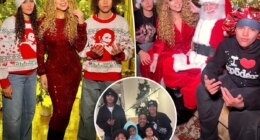 Mariah Carey’s twins, 14, look all grown up in Christmas photo without dad Nick Cannon