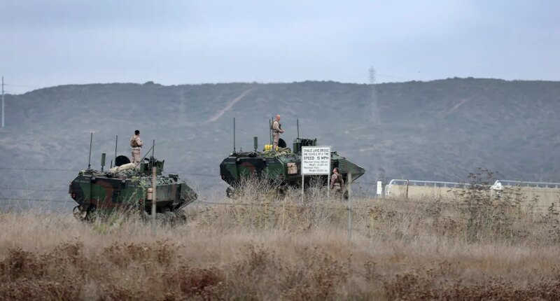 Marine killed during tactical vehicle training exercise at California military base