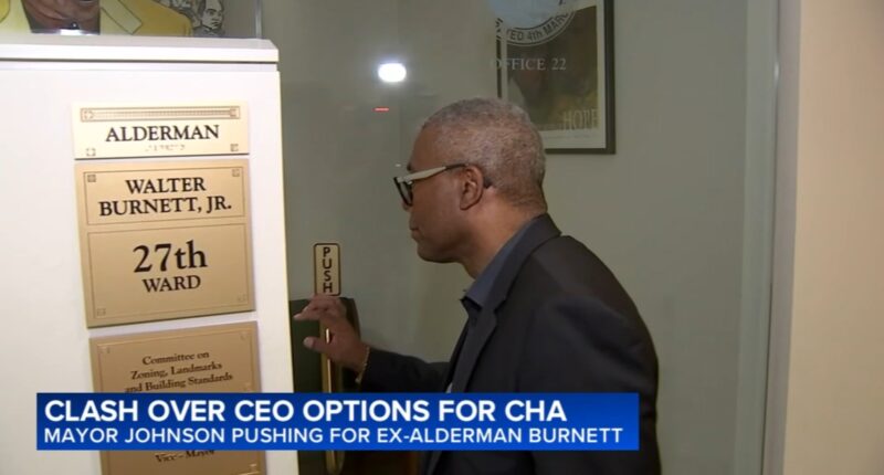 Mayor Brandon Johnson's Chicago Housing Authority CEO pick, former Alderman Walter Burnett, had 'lack of experience': Letter