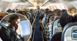Medical expert reveals best seat on a plane to avoid getting sick