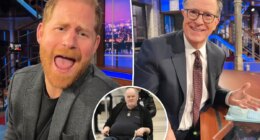 Meghan Markle shares cringey clip of Prince Harry on ‘Colbert’ after estranged father is hospitalized