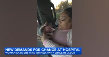 Mercedes Wells, who gave birth in car after being discharged, meets with Franciscan Health Crown Point; father speaks out