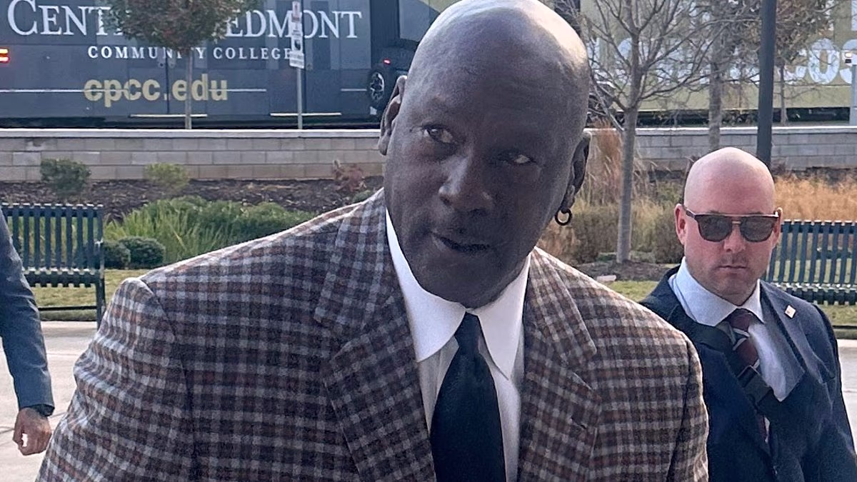 Michael Jordan arrives in court for NASCAR lawsuit that could blow motorsports apart