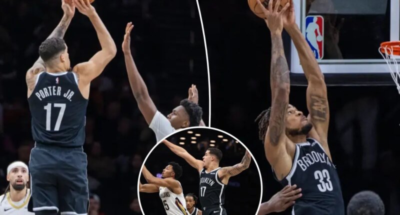 Michael Porter Jr. leads Nets to win over Pelicans