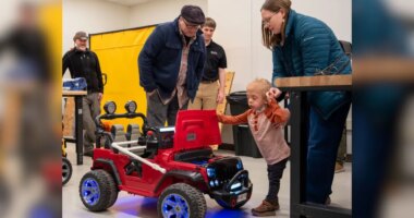 Milligan University engineering students making children's toys more accessible
