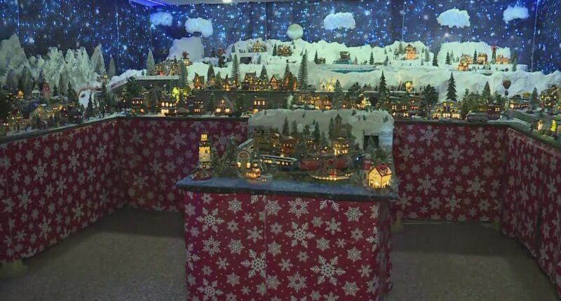 'Miniature memory lane': Jacksonville father converts garage into neighborhood Christmas village display