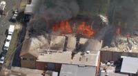Firefighters are at the scene of a factory fire in Sydney's west.