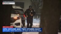 Morgan Park, Chicago shooting today: Police officer shot in vest, 2 hurt in gunfire exchange in 11400-block of South Davol Street