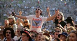 Fans during Splendour in the Grass 2016 on July 22, 2016 in Byron Bay, Australia.