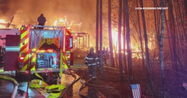 NASCAR driver Denny Hamlin's father killed in North Carolina house fire, mother critically injured