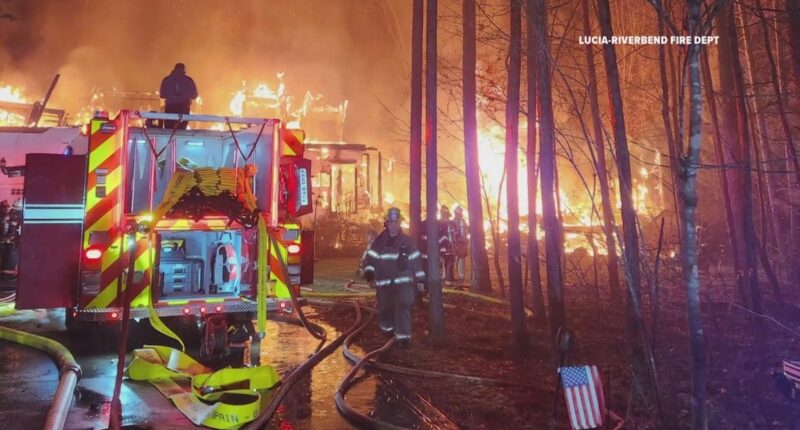 NASCAR driver Denny Hamlin's father killed in North Carolina house fire, mother critically injured