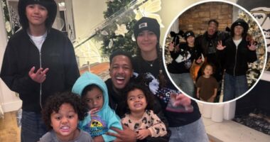 NICK CANNON POSES IN NEW PHOTOS WITH SEVERAL OF HIS KIDS: 'CANNON FAMILY VIBES'