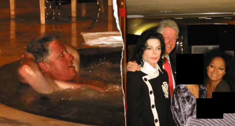 New Epstein documents include photos of Bill Clinton shirtless in hot tub, socializing with Michael Jackson