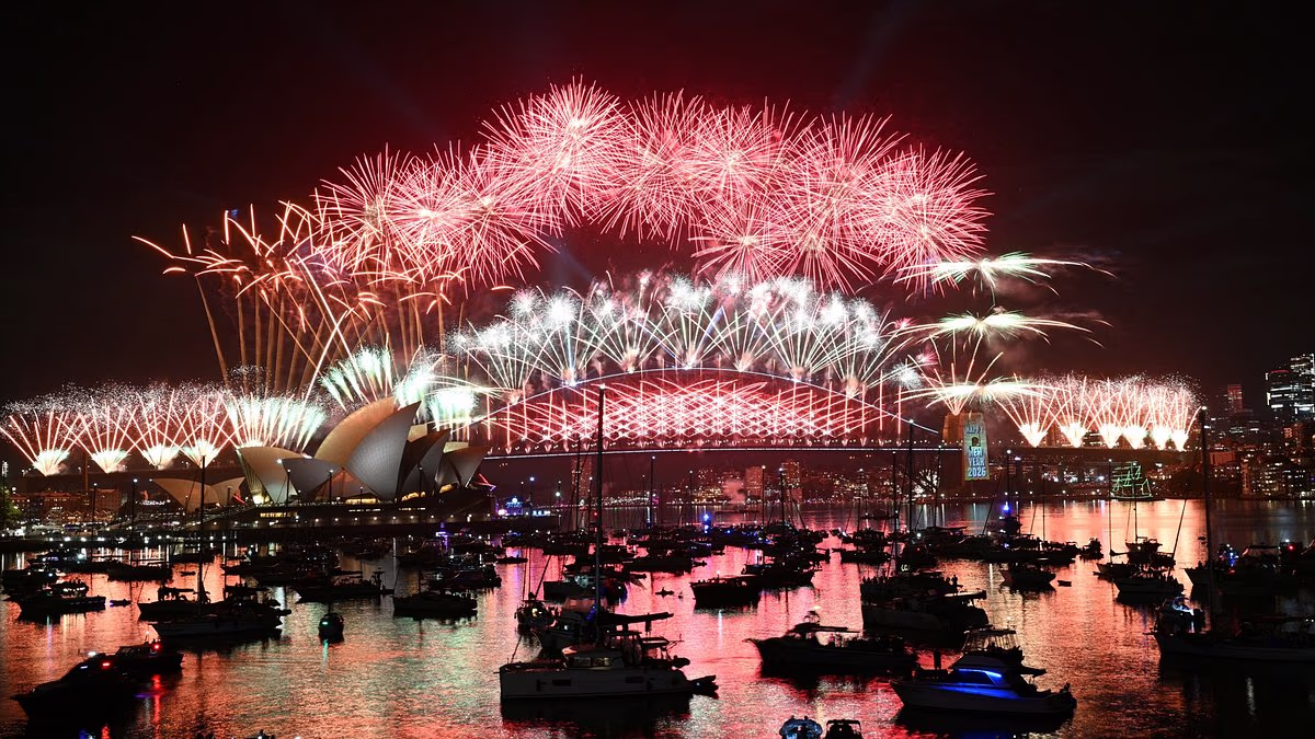 New Year's Eve: Sydney celebrates 2026 with spectacular fireworks as city ushers in new year after honouring Bondi victims - live updates