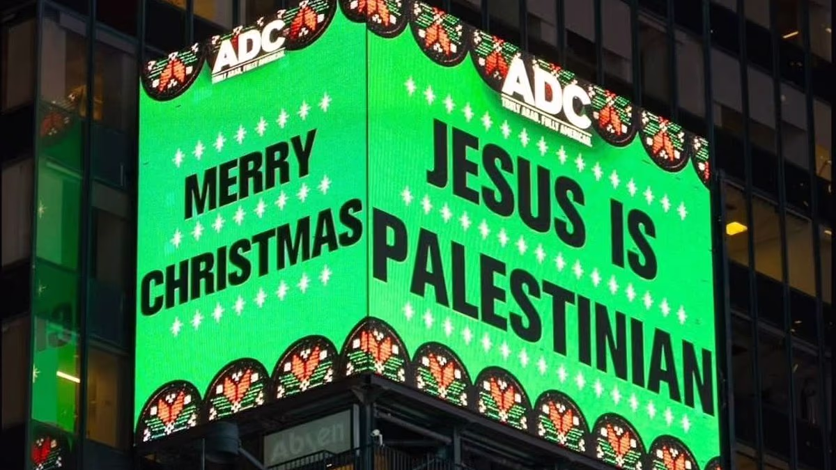 New Yorkers enraged over Times Square Christmas billboard
