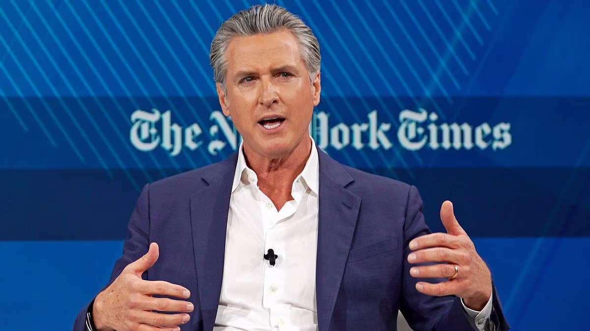 Newsom blasted for response to internet trolls after photo went viral