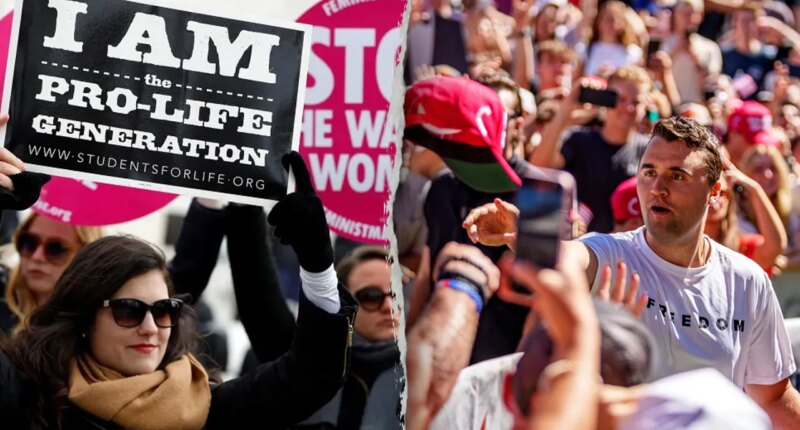 Opponents of Maine campus pro-life group invoke Charlie Kirk in social media threat : 'gotta be careful'