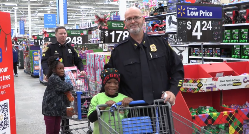 Over 130 Hinesville children participate in 'Shop with a Cop'