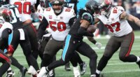 Panthers take 1st place in NFC South with 23-20 win over Buccaneers