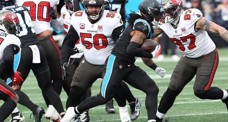 Panthers take 1st place in NFC South with 23-20 win over Buccaneers