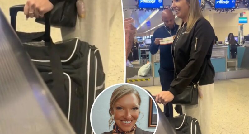 Passenger explodes at Alaska Airlines staff for refusing to let her cram 2 cats under her seat