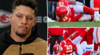 Patrick Mahomes vows to return ‘stronger than ever’ after suffering brutal knee injury in playoff-eliminating game