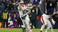 Patriots use rally to top Ravens after Lamar Jackson's injury exit