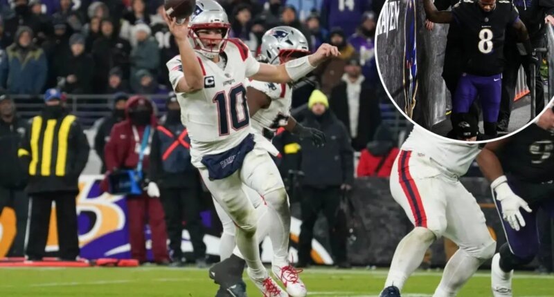 Patriots use rally to top Ravens after Lamar Jackson's injury exit