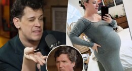 Pregnant Meghan McCain issues scathing statement after Tucker Carlson's podcast guest calls her 'fat'