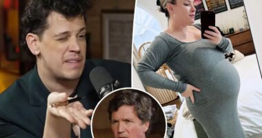 Pregnant Meghan McCain issues scathing statement after Tucker Carlson's podcast guest calls her 'fat'