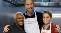 Prince George helps with Christmas dinner at homeless charity