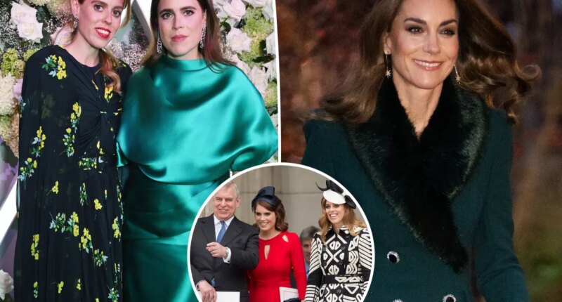 Princesses Beatrice and Eugenie decline invitation to Kate Middleton’s Christmas carol service