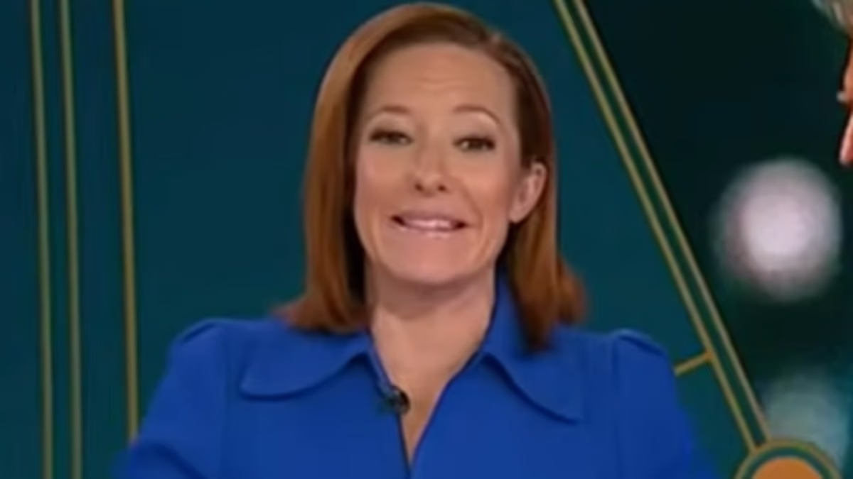 Progressive MS NOW star Jen Psaki heaps praise on Fox News reporter Peter Doocy for grilling Karoline Leavitt over controversial Trump policy
