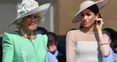 Queen Camilla Sent Meghan Markle a Message With Her Christmas Outfit