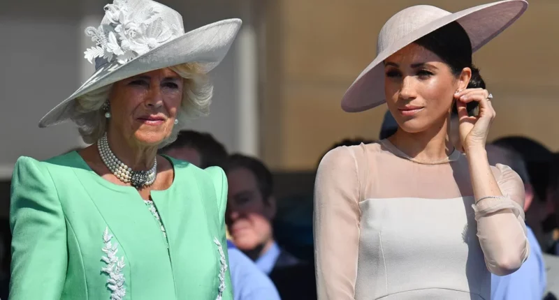 Queen Camilla Sent Meghan Markle a Message With Her Christmas Outfit