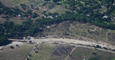 FILE - Damage is seen on July 8, 2025, near Hunt, Texas, after a flash flood swept through the area. (AP Photo/Ashley Landis, file)
