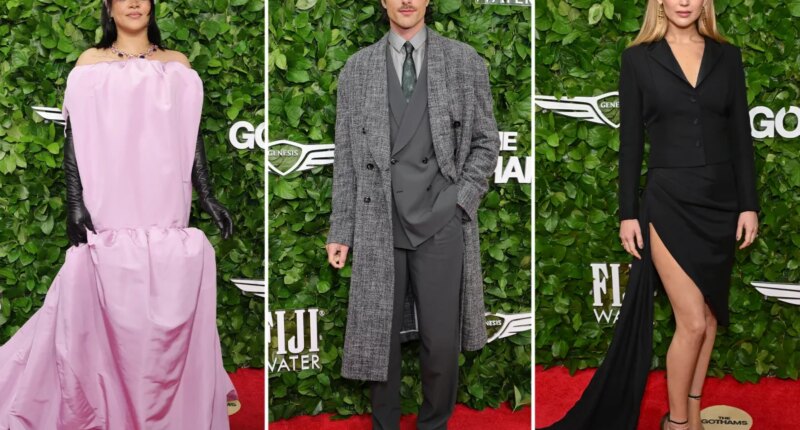 Rihanna, Jennifer Lawrence, Jacob Elordi and more A-listers dress to impress at the The 2025 Gotham Award