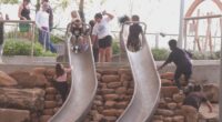 Riverfront Plaza opens new playground at former Landing site