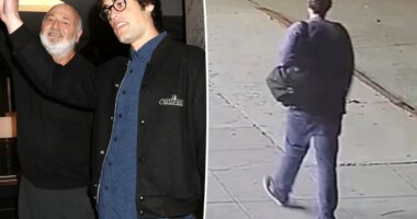 Rob Reiner’s son Nick spotted calmly walking in eerie video just hours before parents’ grisly murder