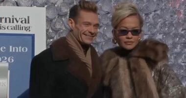 Ryan Seacrest and Rita Ora ready for 'Dick Clark's New Year's Rockin' Eve' 2026 celebration in Times Square, NYC