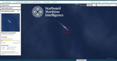 Satellite photos reveal Chinese flotilla monitored by ADF has formidable firepower