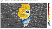 Saturday November 29th Snowfall Reports