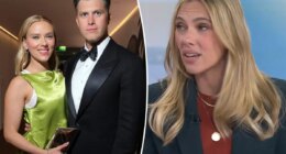 Scarlett Johansson details why she ran out on first date with husband Colin Jost